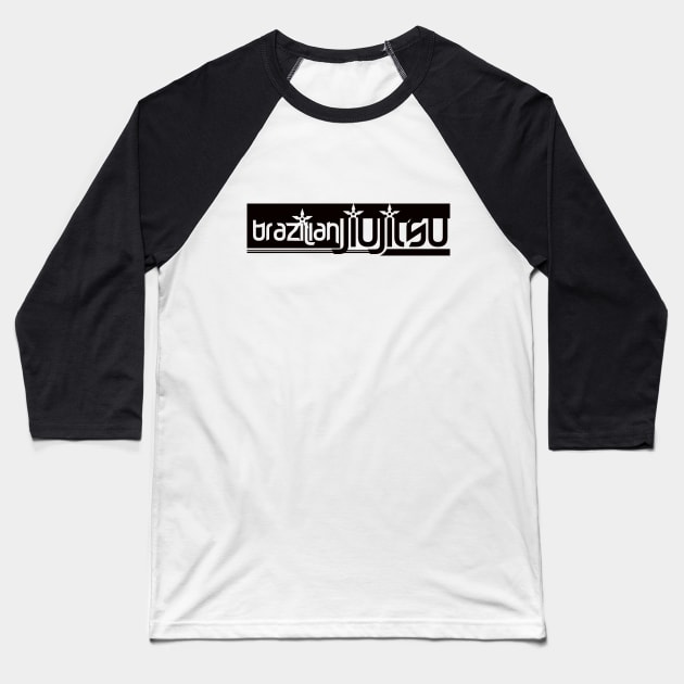 Brazilian Jiu Jitsu Baseball T-Shirt by vanillaguy